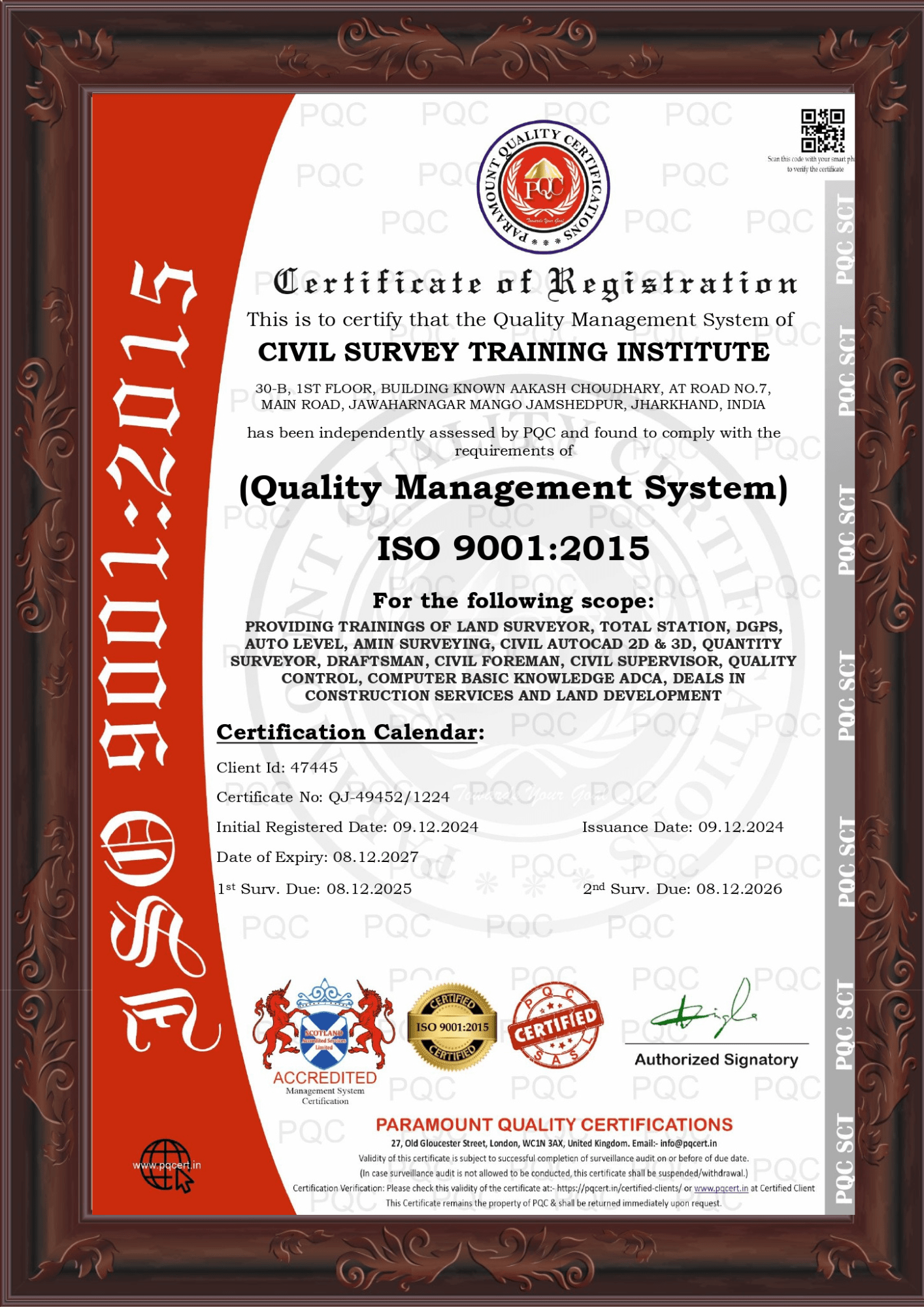 Certificate 1